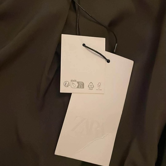 Viral Zara Brown Utility Jacket with Snap Pockets - Picture 2 of 3